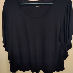 Express Crop Top Black Size Medium